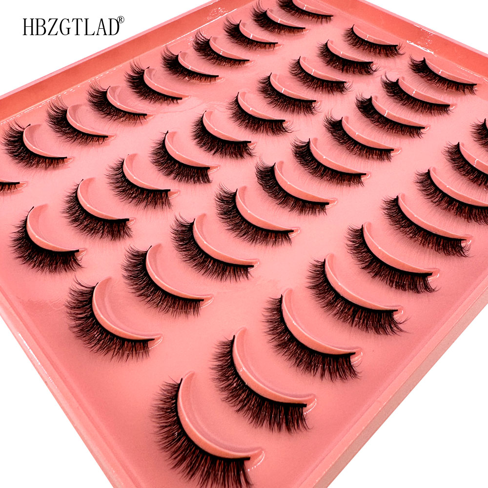 Eyelash Extension For Asian Eyes - Новые 20 пар натуральных длинных 3D