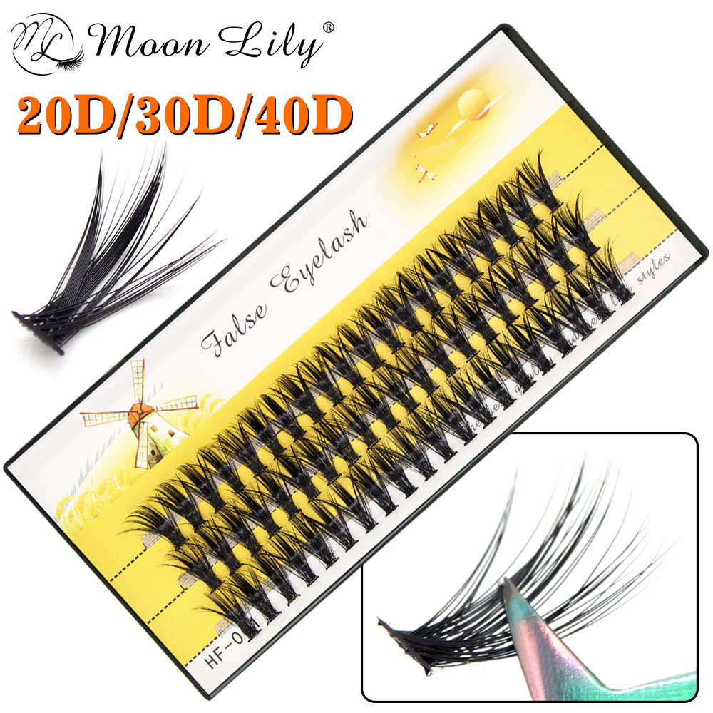 Eyelash Extension Russian - Новые 40D кластерные 60 пучков норковых