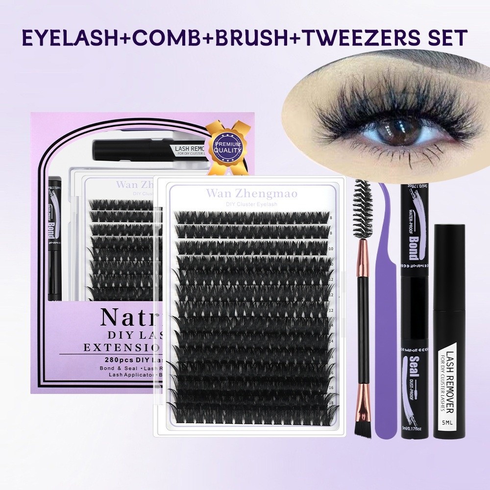 Eyelash Extension Look - Накладные ресницы 8-18 мм для самостоятельного