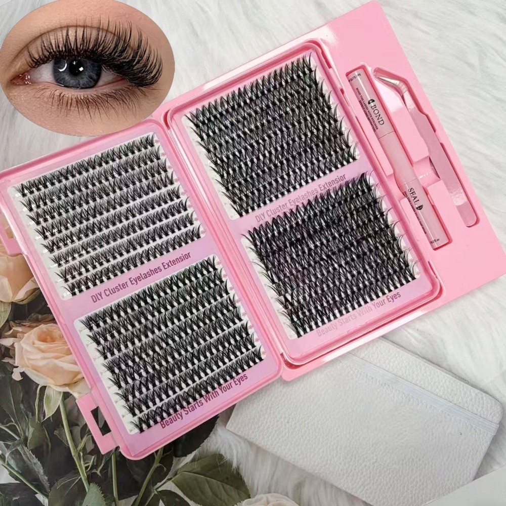 Eyelash Extension Look - Новые густые длинные накладные ресницы для