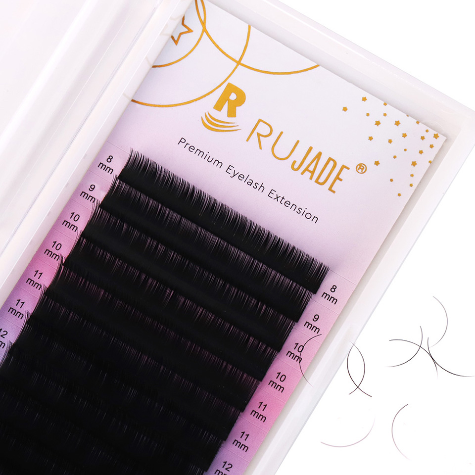 Накладные ресницы RUJADE B C C – обзор и цена Eyelash Extension Russian