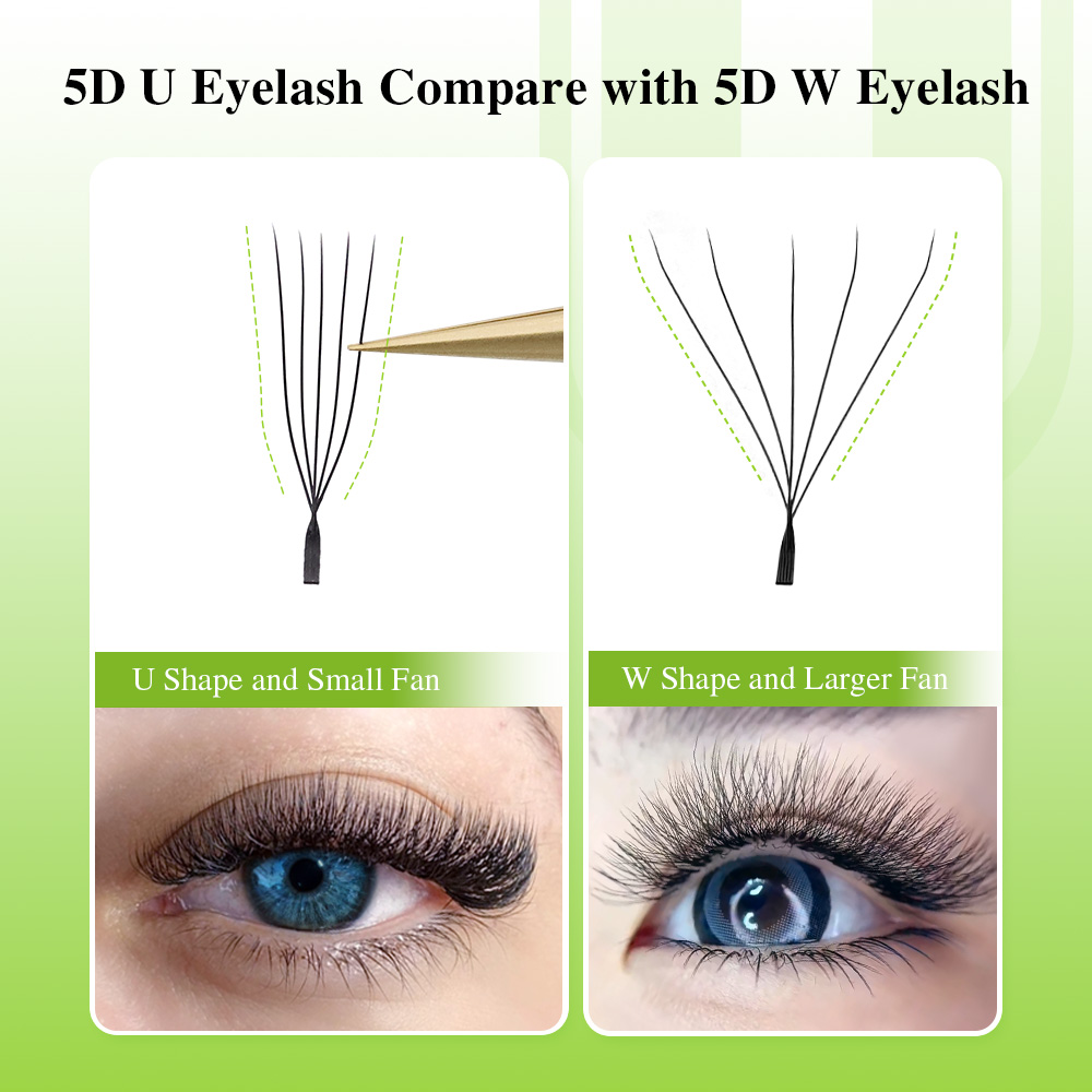 NAGARAKU U-образный 3D/4D/5D м – обзор и цена Eyelash Extension Human Hair