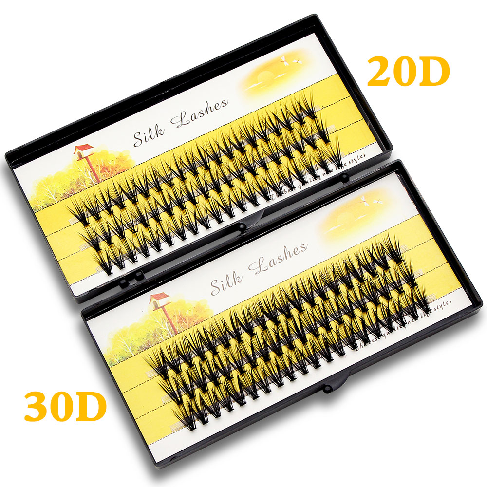 Черные накладные ресницы из но – обзор и цена Eyelash Extension For Asian Eyes