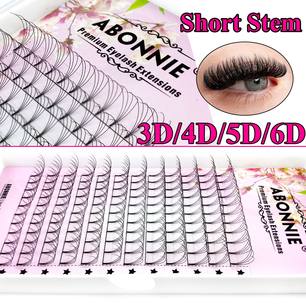 Abonnie 6D Узкие пучки-вентиля – обзор и цена Eyelash Extension For Asian Eyes