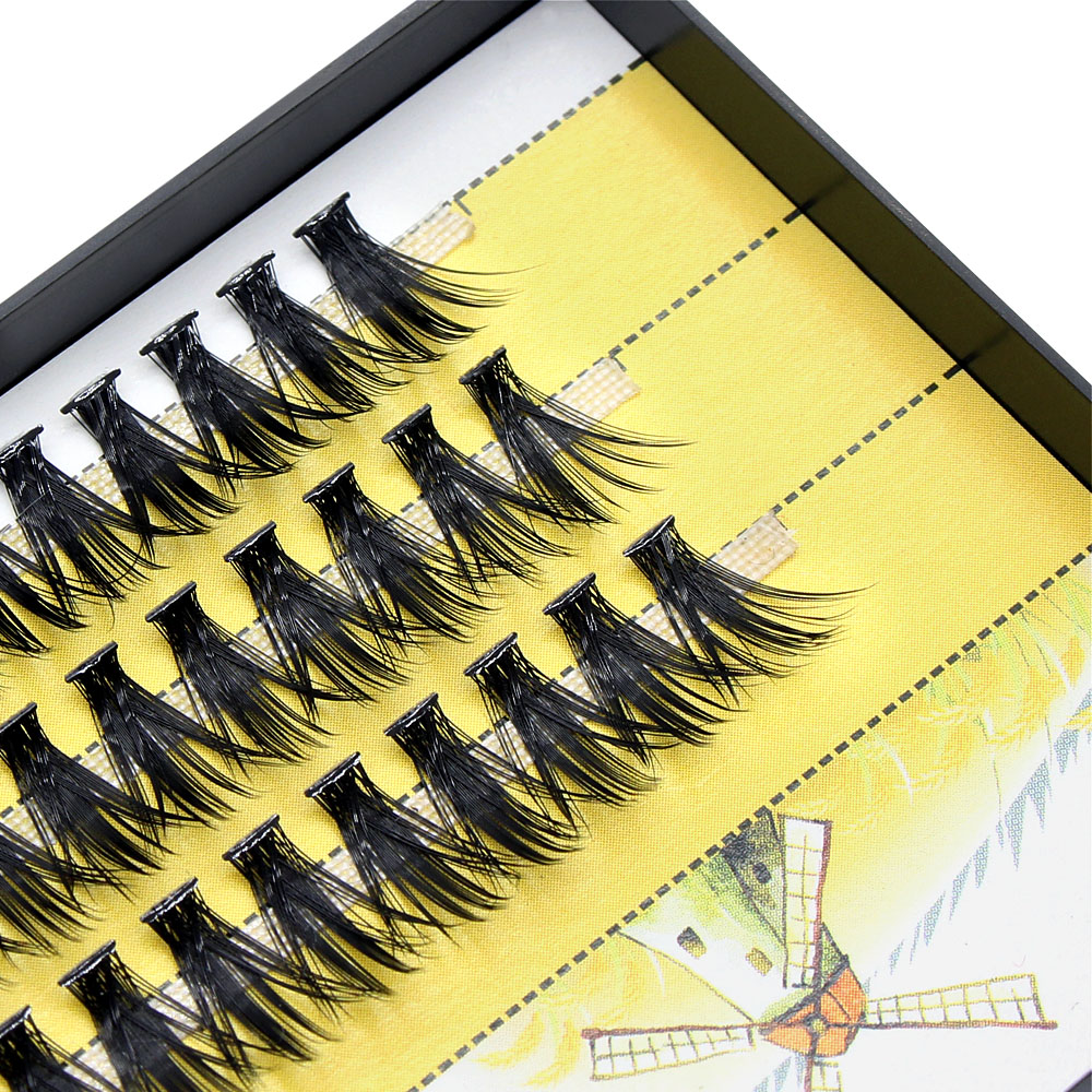Новые 40D кластерные 60 пучков – обзор и цена Eyelash Extension Russian