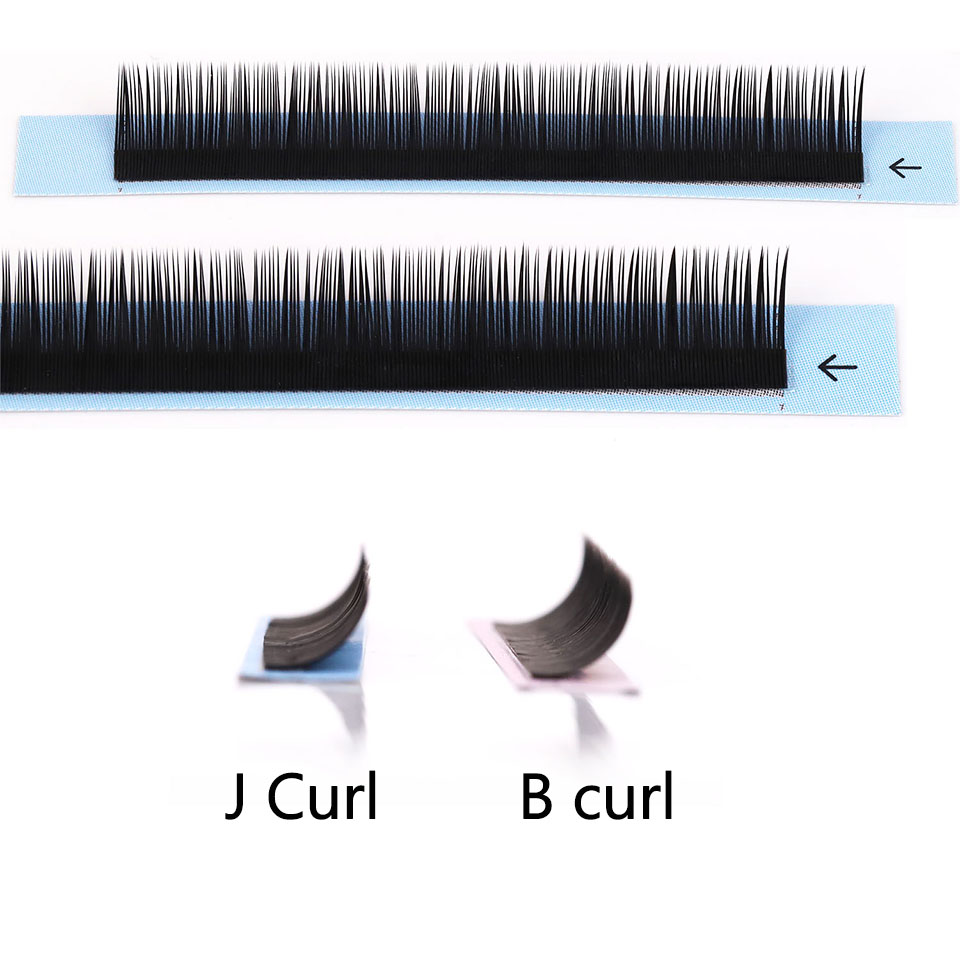 Накладные ресницы RUJADE J/B C – обзор и цена Eyelash Extension Human Hair