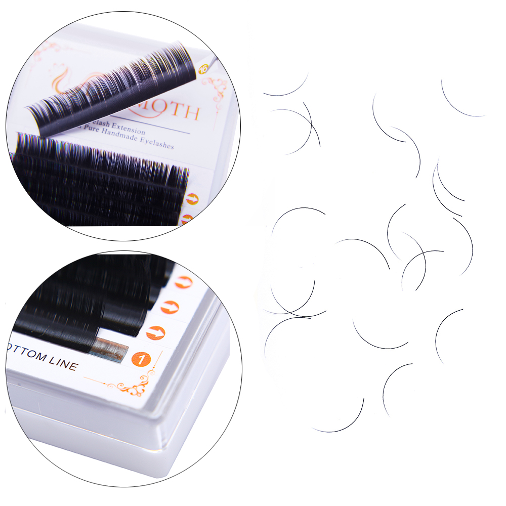 DOSMOTH, 10 коробок, 16 рядов, – обзор и цена Eyelash Extension For Asian Eyes