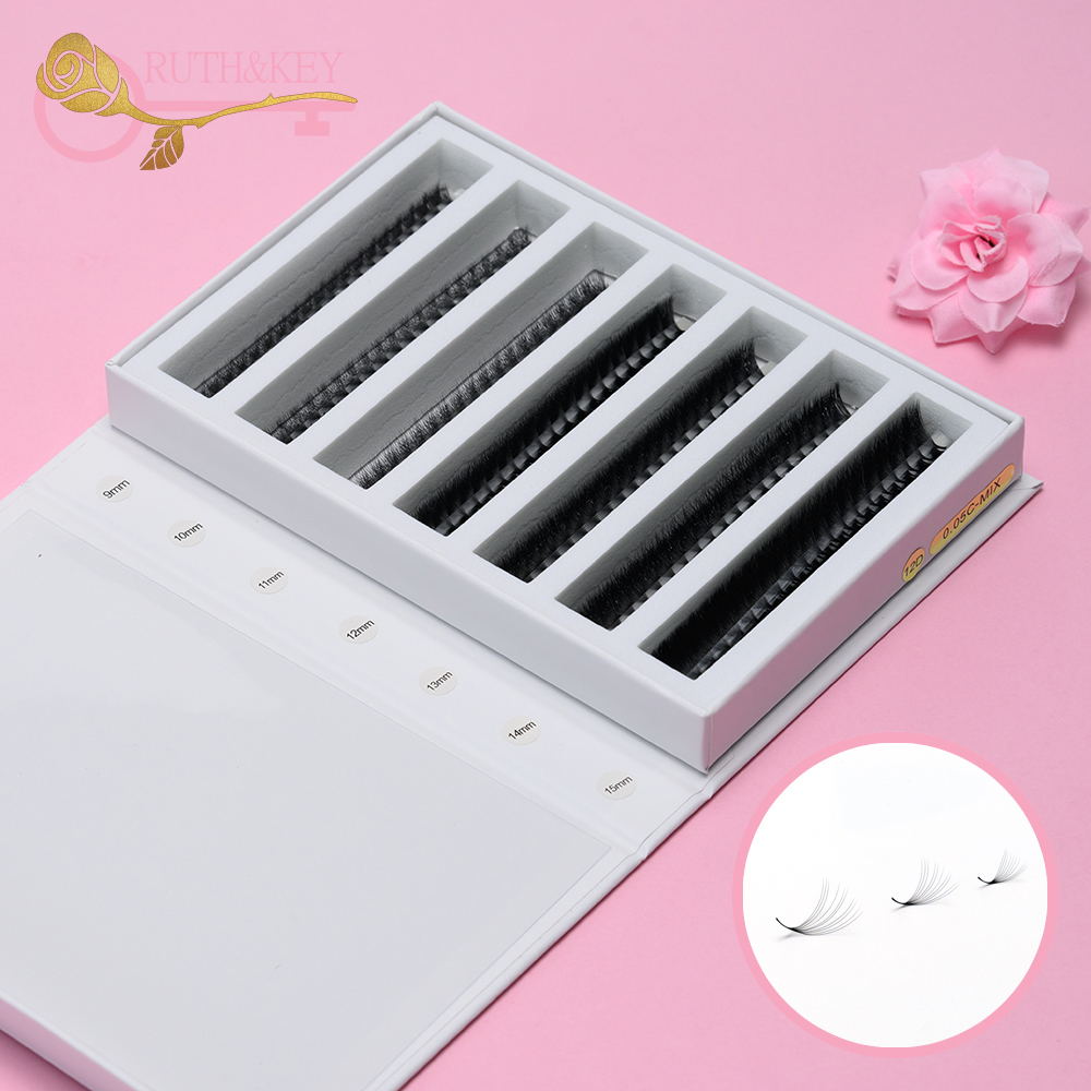 Накладные ресницы 2000 Fans Mi – обзор и цена Eyelash Extension Russian