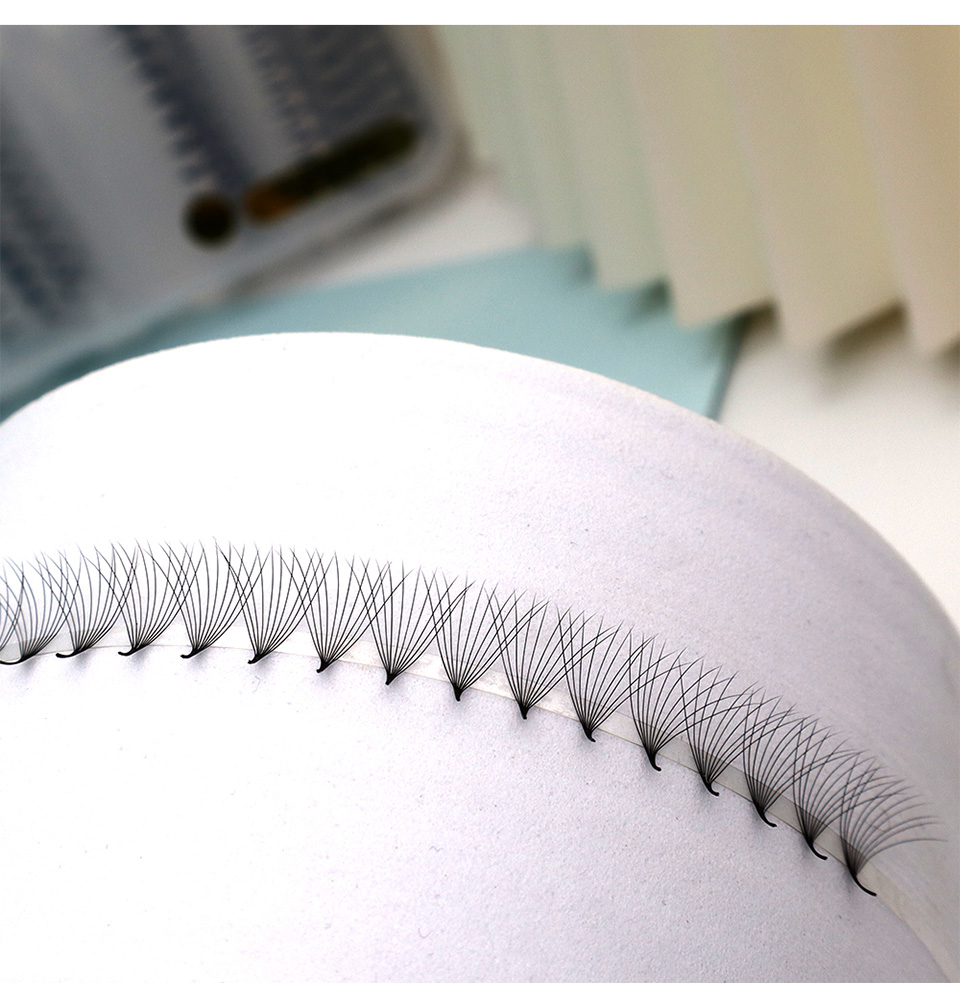 Накладные ресницы 2000 Fans Mi – обзор и цена Eyelash Extension Russian