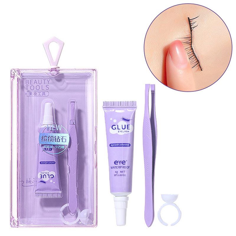 Клей для ресниц с пинцетом, во – обзор и цена Eyelash Extension Eye Irritation